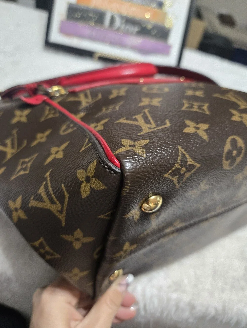 🔥 Louis Vuitton Monogram Tournelle PM Cerise 🔥